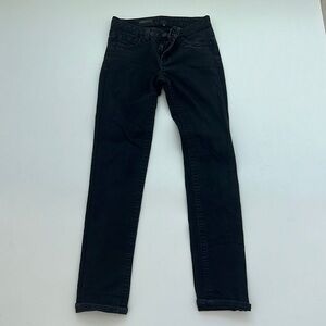 Lightly worn, Size 4, black jeans